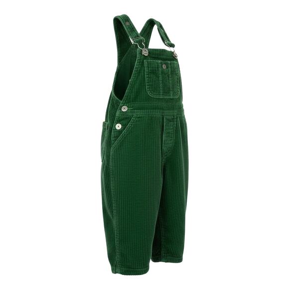 Vintage Gymboree Green Corduroy Carpenter Overalls Sz XS Boy Girl 9 Mo - 1.5 Yr - Picture 1 of 8